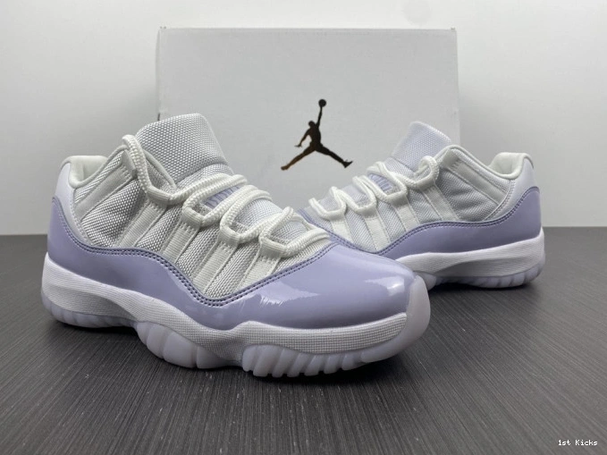 1st Kicks Shoes Violet Pure Jordan Low WMNS AH7860-101 Air 11 0630